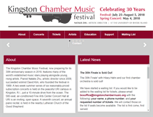 Tablet Screenshot of kingstonchambermusic.org